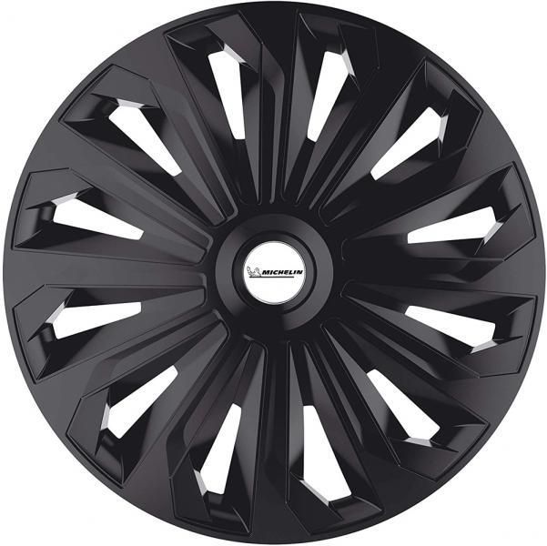 Michelin Set of 4 14'' wheel covers, model 04, Black