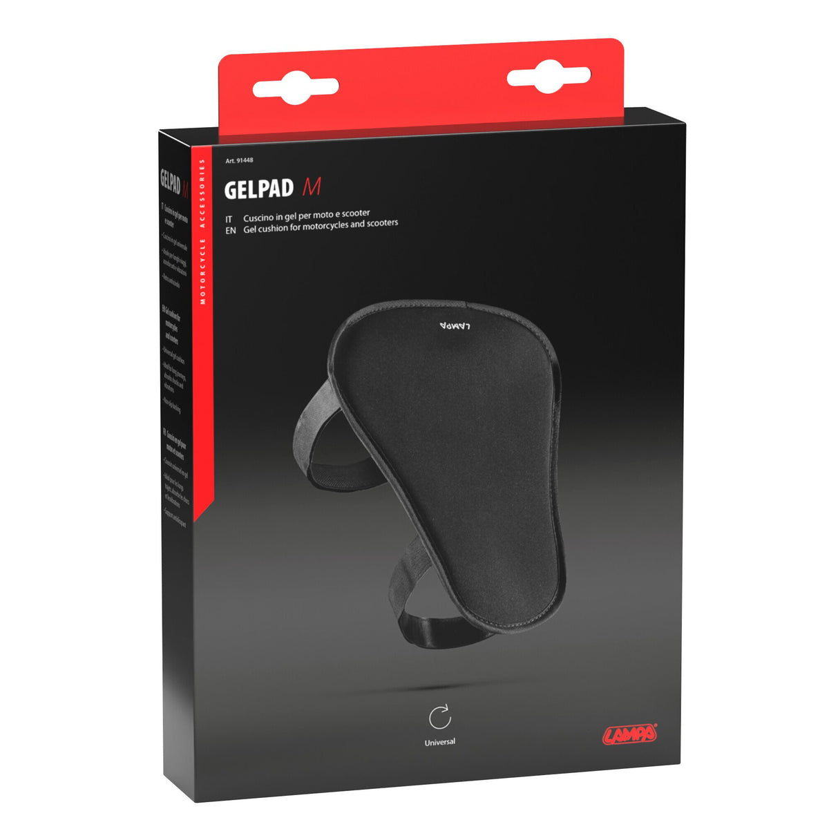 Lampa GelPad Cuscino in Gel per Moto e Scooter - M 27x22 cm