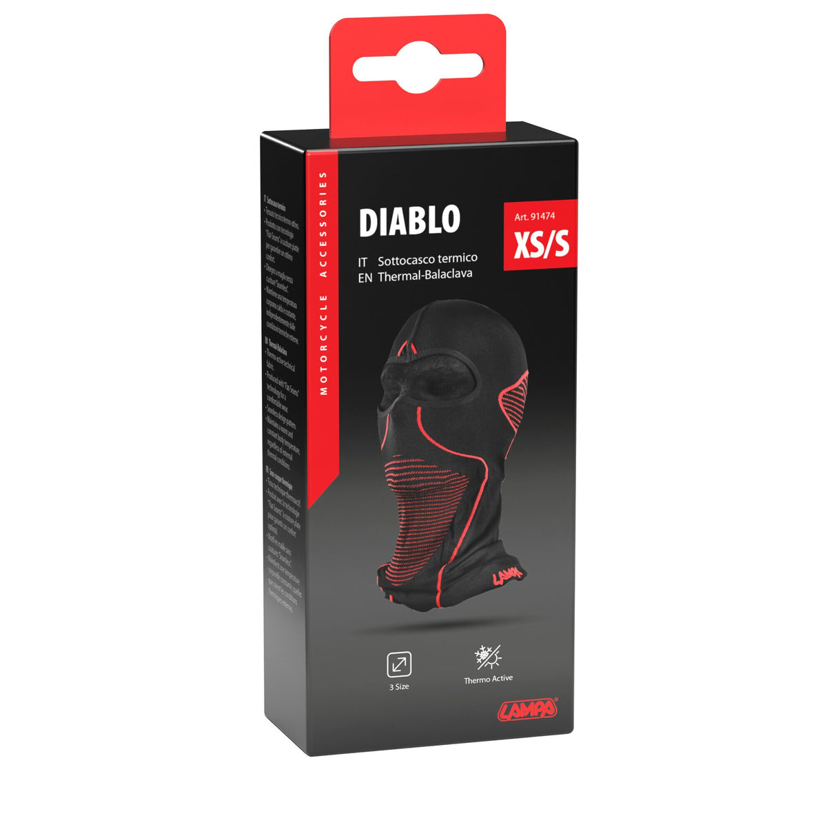Lampa Diablo, sottocasco termico - XS/S - 53-56 cm 91474