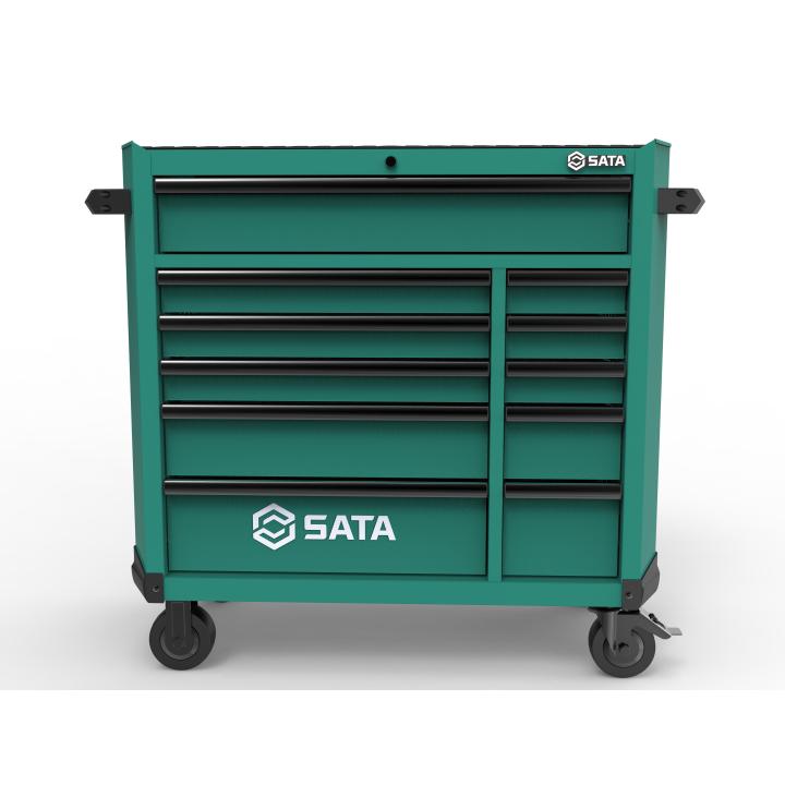 Sata 11 Drawer Pro Green Cart