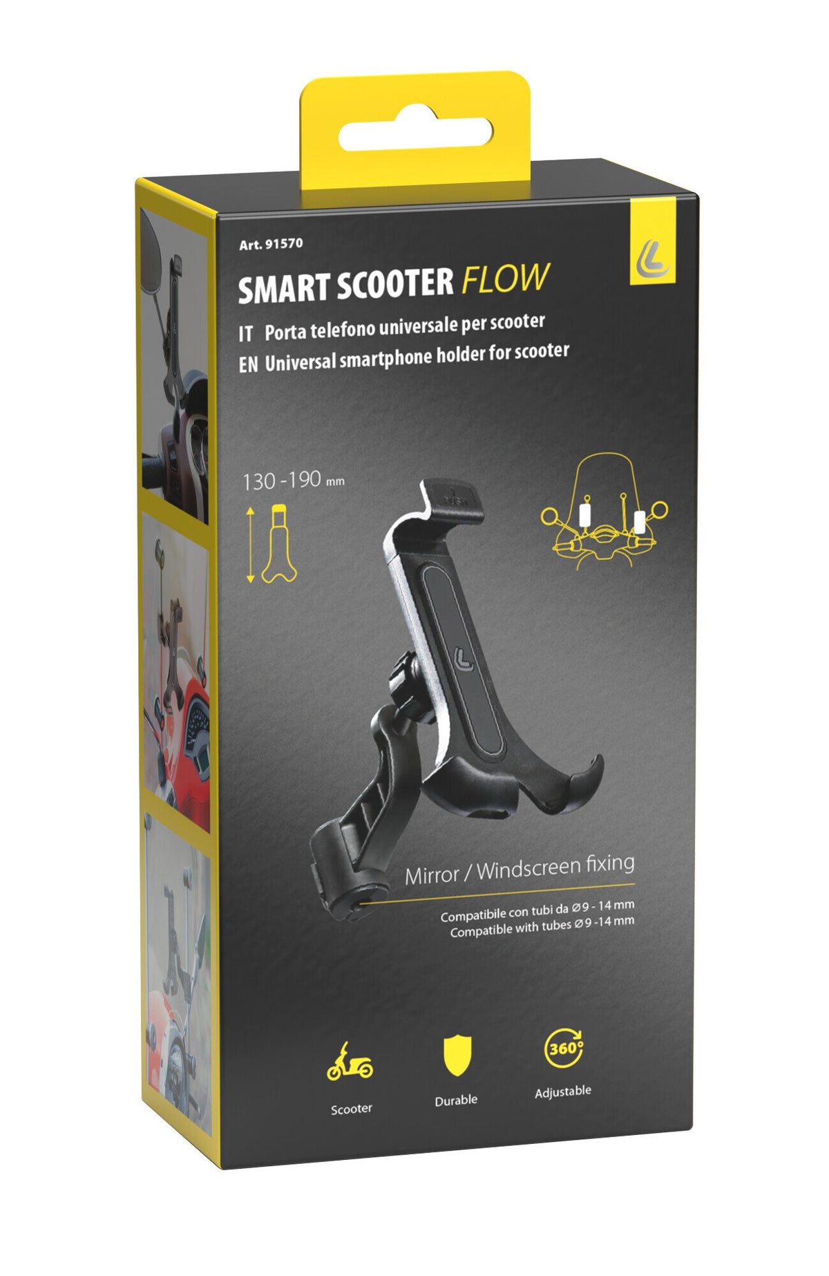 Lampa Smart Scooter Flow, porta telefono universale per scooter 91570