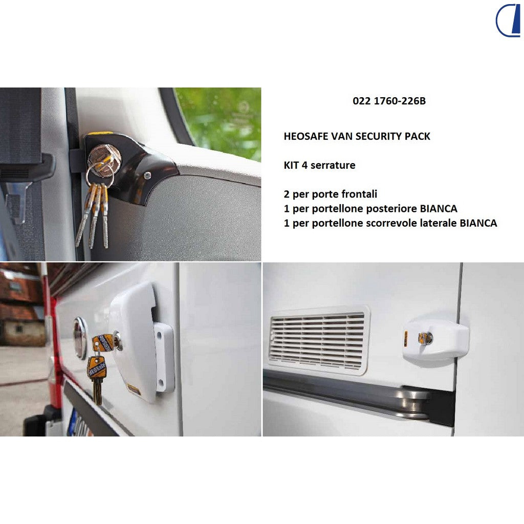 HEOSolution Heosafe Van Security Pack Ducato/Jumper/Boxer dal 2006 bianco