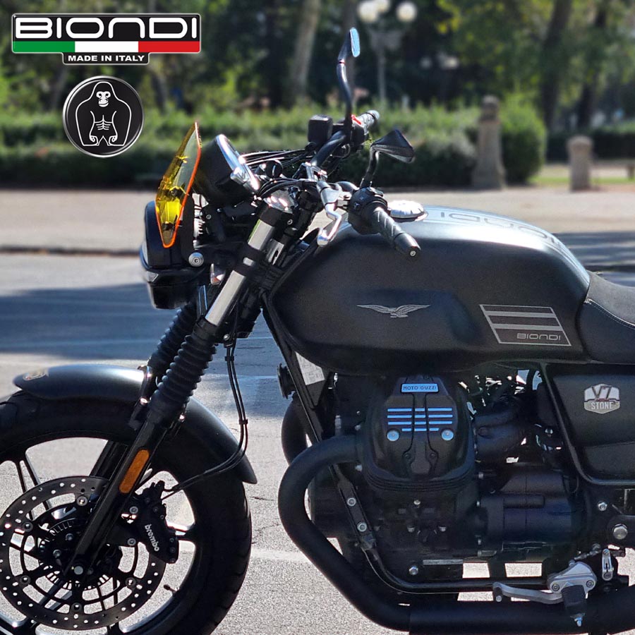 Biondi Cupolino Caffè Giallo Moto Guzzi V7 III/IV, V7 Sport, V9 Bobber - MPN 8010411