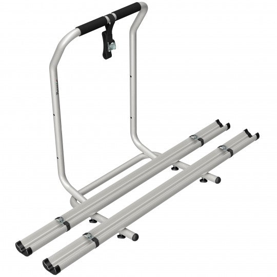Peruzzo portabici c/binari 4x4 STELVIO ALLUMINIO + attacco ruota 375373/A