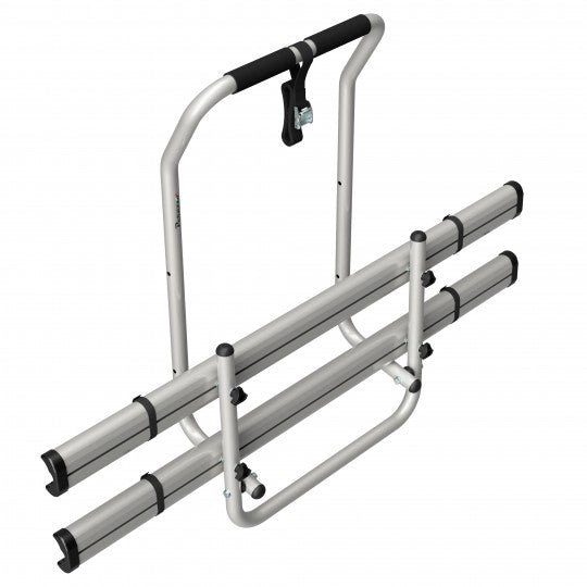 Peruzzo portabici c/binari 4x4 STELVIO ALLUMINIO + attacco ruota 375373/A