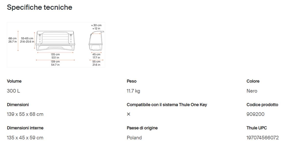 Caja Thule ONTO 2 para portabicicletas Easyfold 3