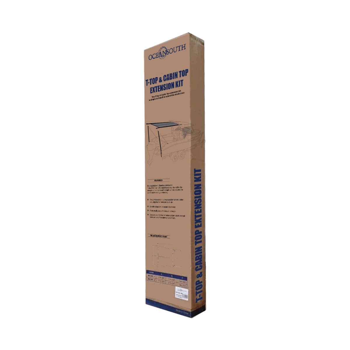 Toldo extensible Oceansouth T-Top Azul MA 045H