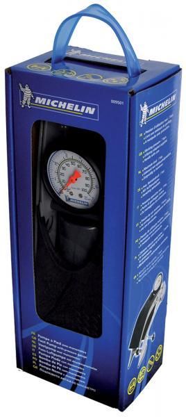 Michelin Foot Pump with Pressure Gauge