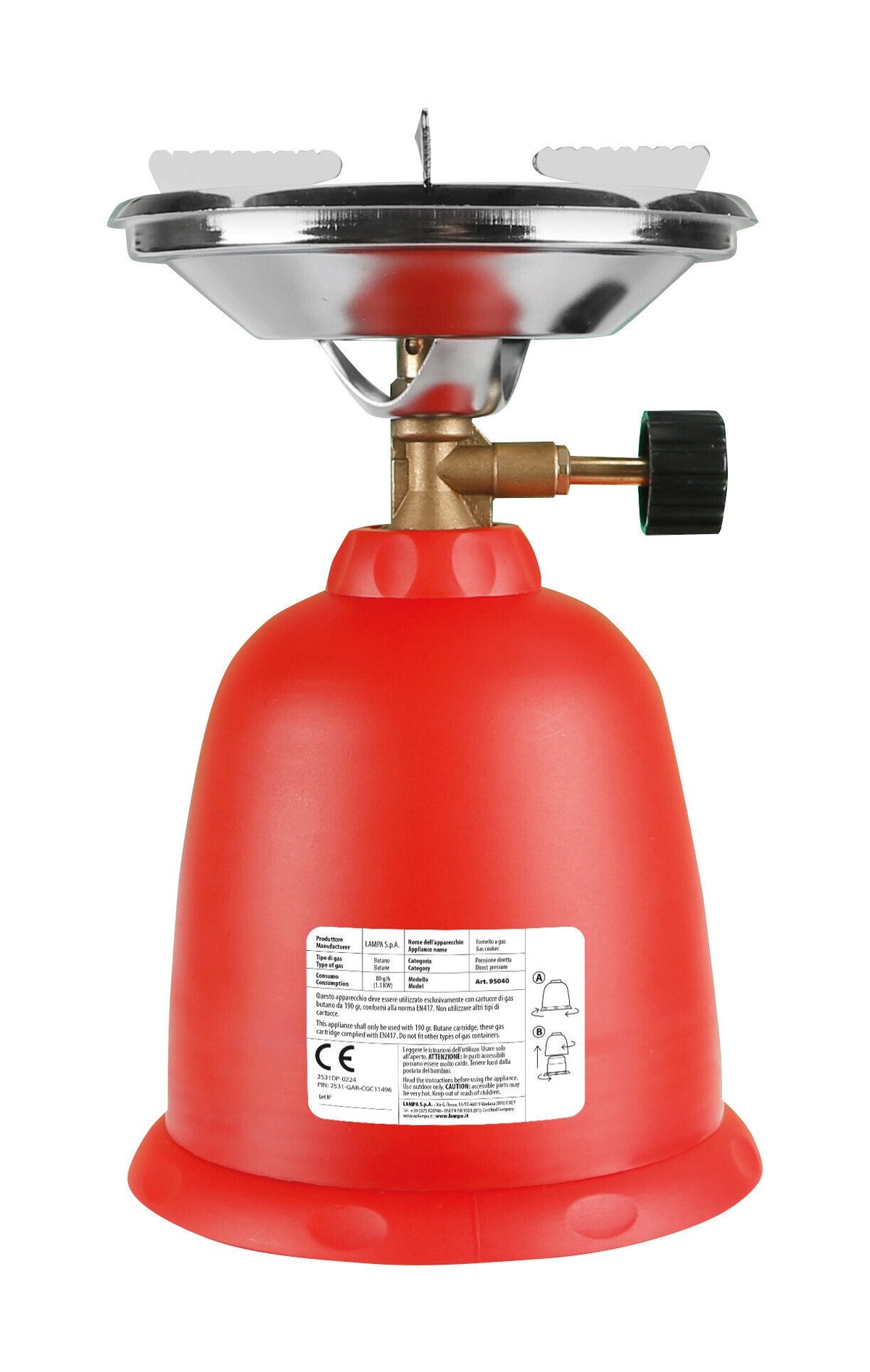 Lampa Helios, fornello a gas 95040