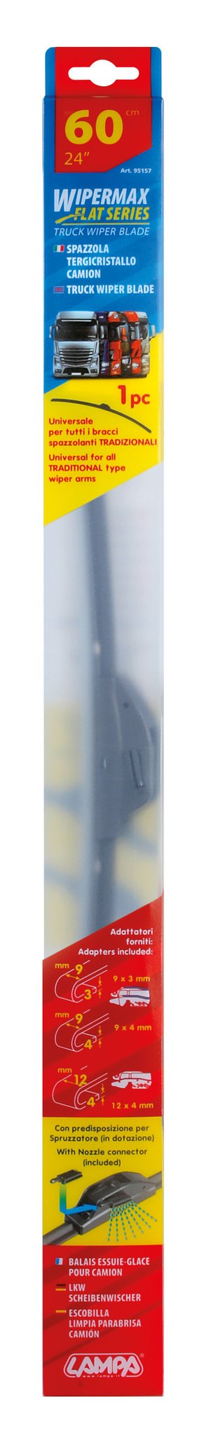 Lampa Wipemax, spazzola tergicristallo per camion e furgoni - 60 cm (24") 95157