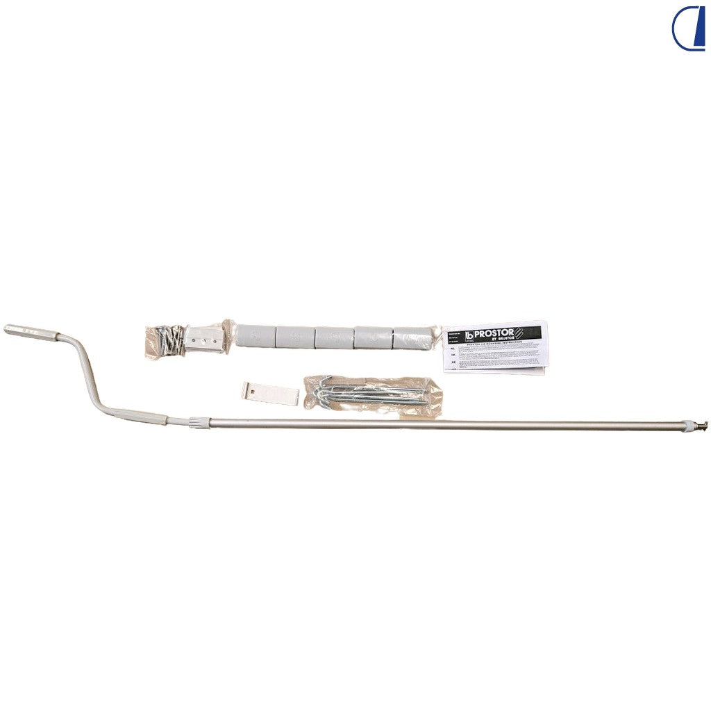 Di-Tec Kit montaggio veranda P500 2,6–3,5 m bianco