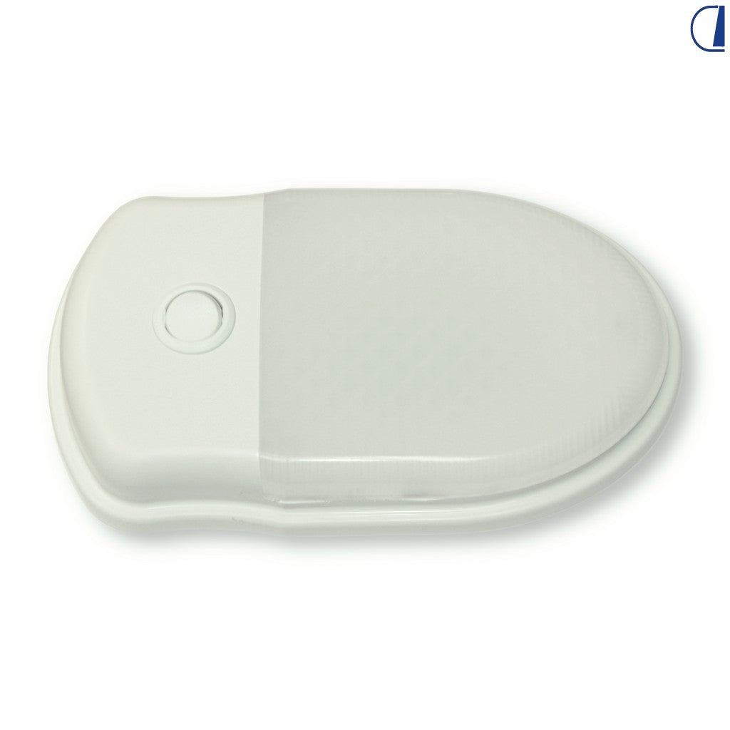 Di-Tec Applique LED per garage in plastica a montaggio a giorno