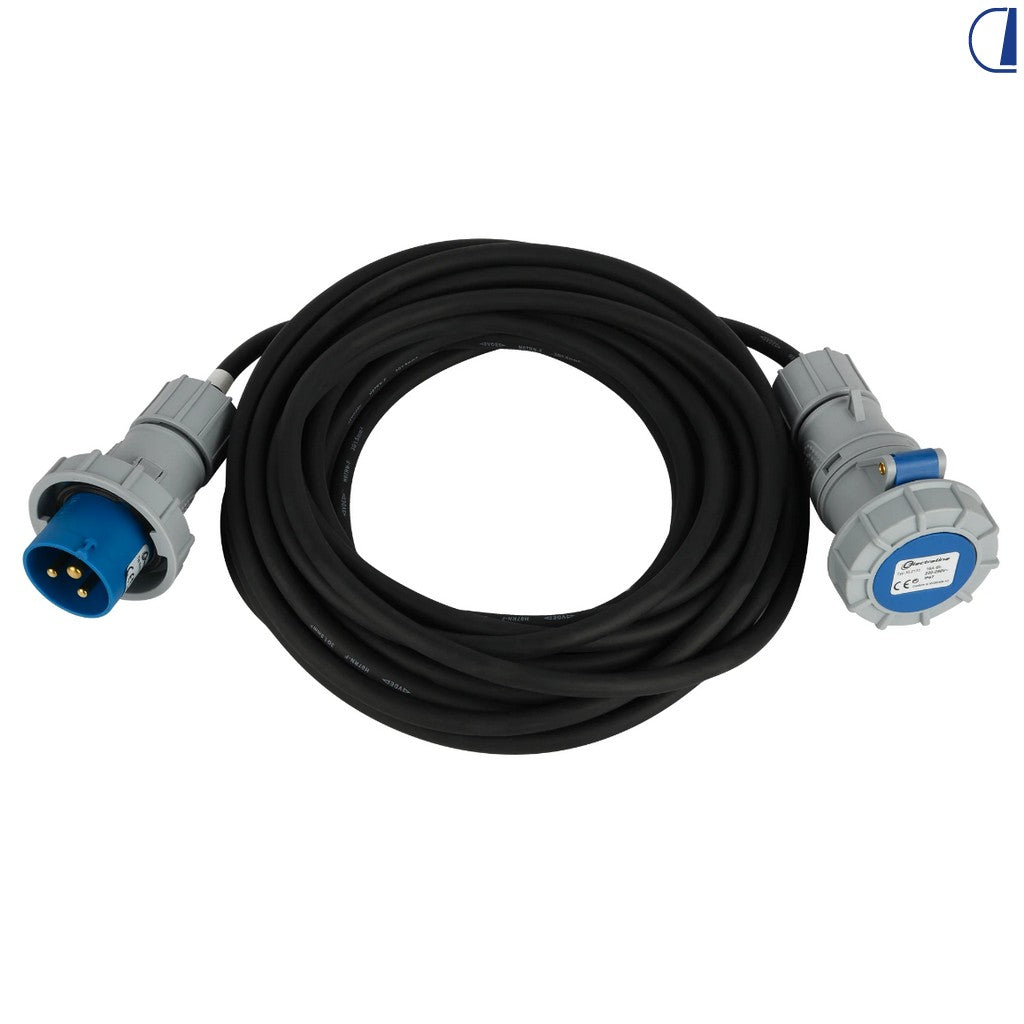 Di-Tec Prolunga 10 m neoprene 3x2,5 mm² spina/presa CEE IP67