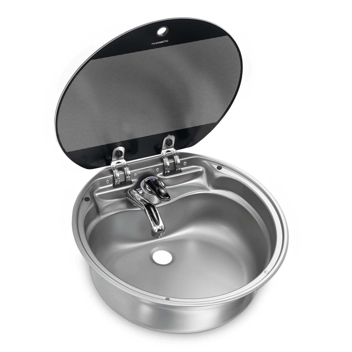 Lavello Tondo Scomparsa Dometic 420mm con Coperchio Vetro - Camper 9600027592