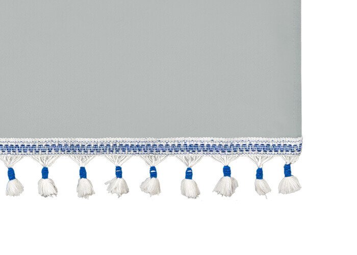 Lampa Luxury Smart, set tende in poliestere per camion - Argento/Blu 96033