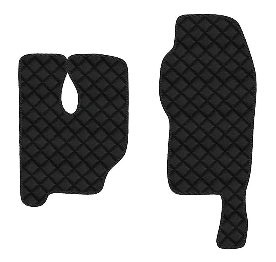 Coppia tappeti in Skeentex Nero Mercedes Actros MP3 (06/08>12/13) tunnel alto 96147