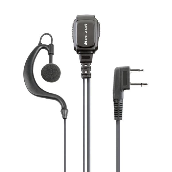 Midland MA21 L Pro, auricolare con microfono 2 pin Midland