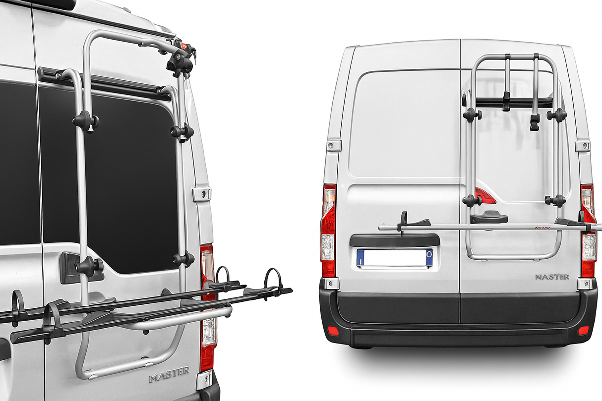 Fabbri Bici OK Camper/Van Portabici da portellone doppia porta per Renault Master (dal 2018) Cod. 6201837RNN 6201837RNN