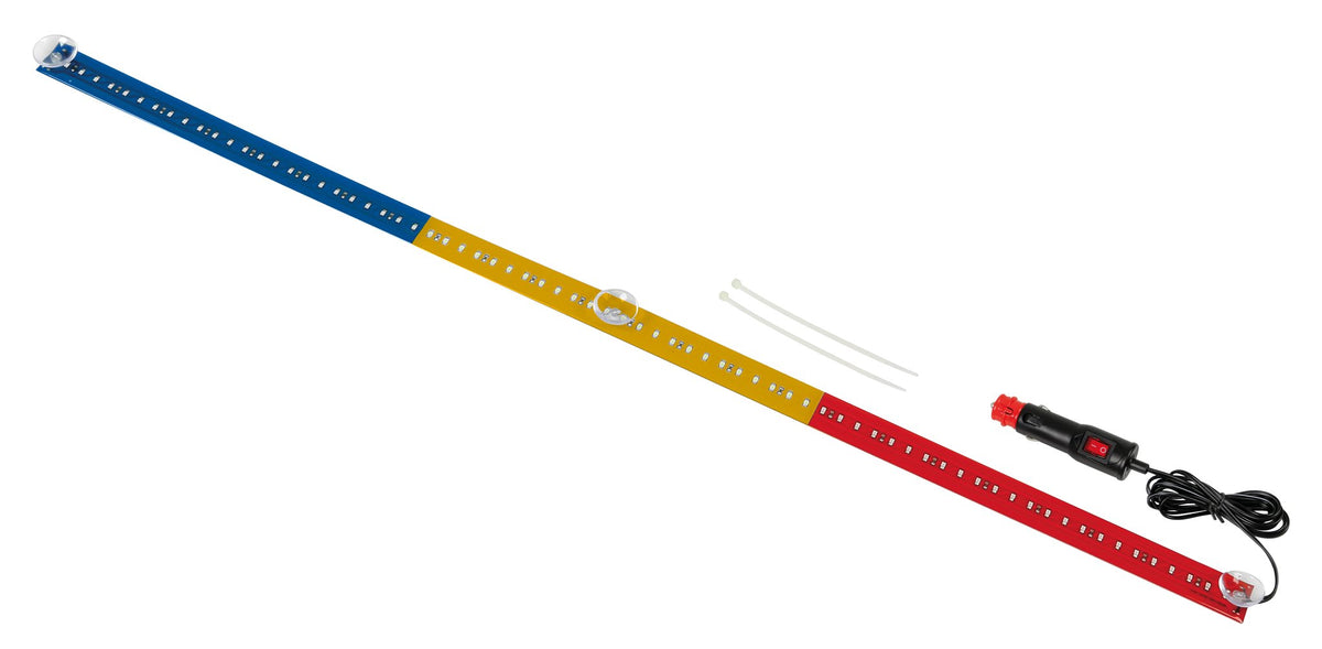 Lampa Bandiera luminosa 90 cm, 72 Led, 24V - Romania 96980