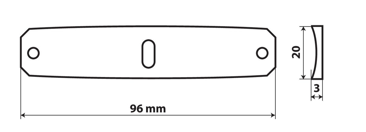Lampa Set 20 guarnizioni neutre a profilo curvo 96990