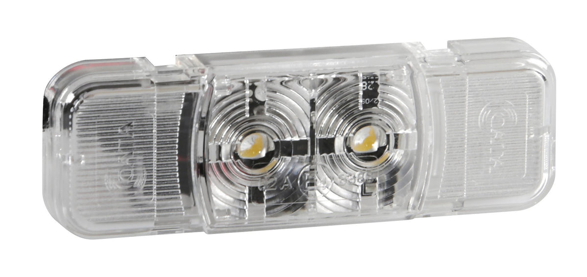 Lampa Luce di Ingombro 2 LED 24V Bianca