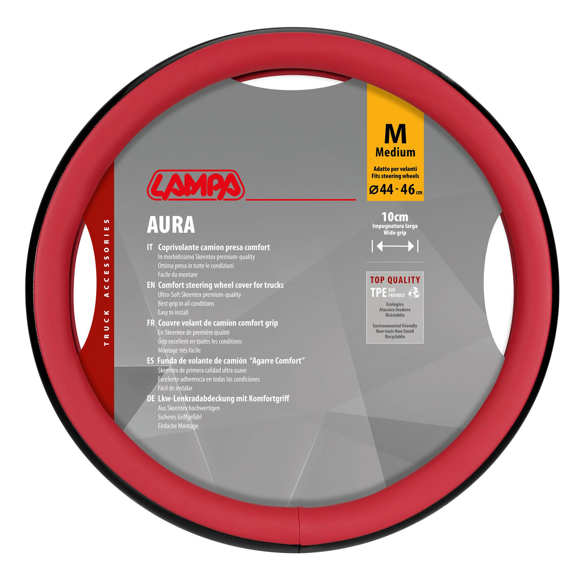 Lampa Aura, coprivolante in Skeentex - M - 44/46 cm - Rosso 97079