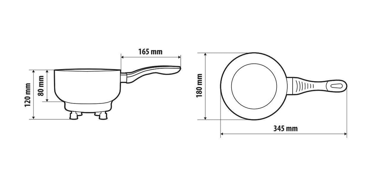 Lampa Electric Saucepan, pentola elettrica - 18 cm - 12V - 170W - 13A 97122