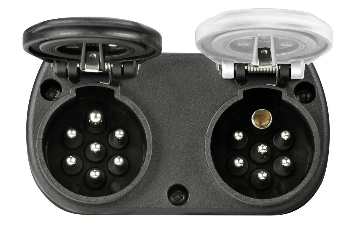 Lampa Adattatore compatto da spina 15 poli a 2 prese 7 poli, 24V 97149