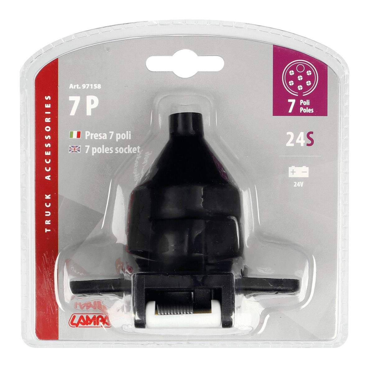 Lampa Presa 7 poli 24S 97158