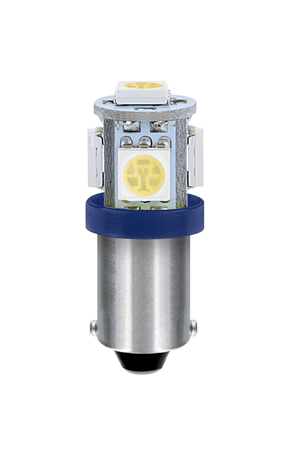 Pilot 24/28V Led Series - 5 SMD x 1 chip - (T4W) - BA9s - 20 pz - Scatola - Blu - Doppia polarità