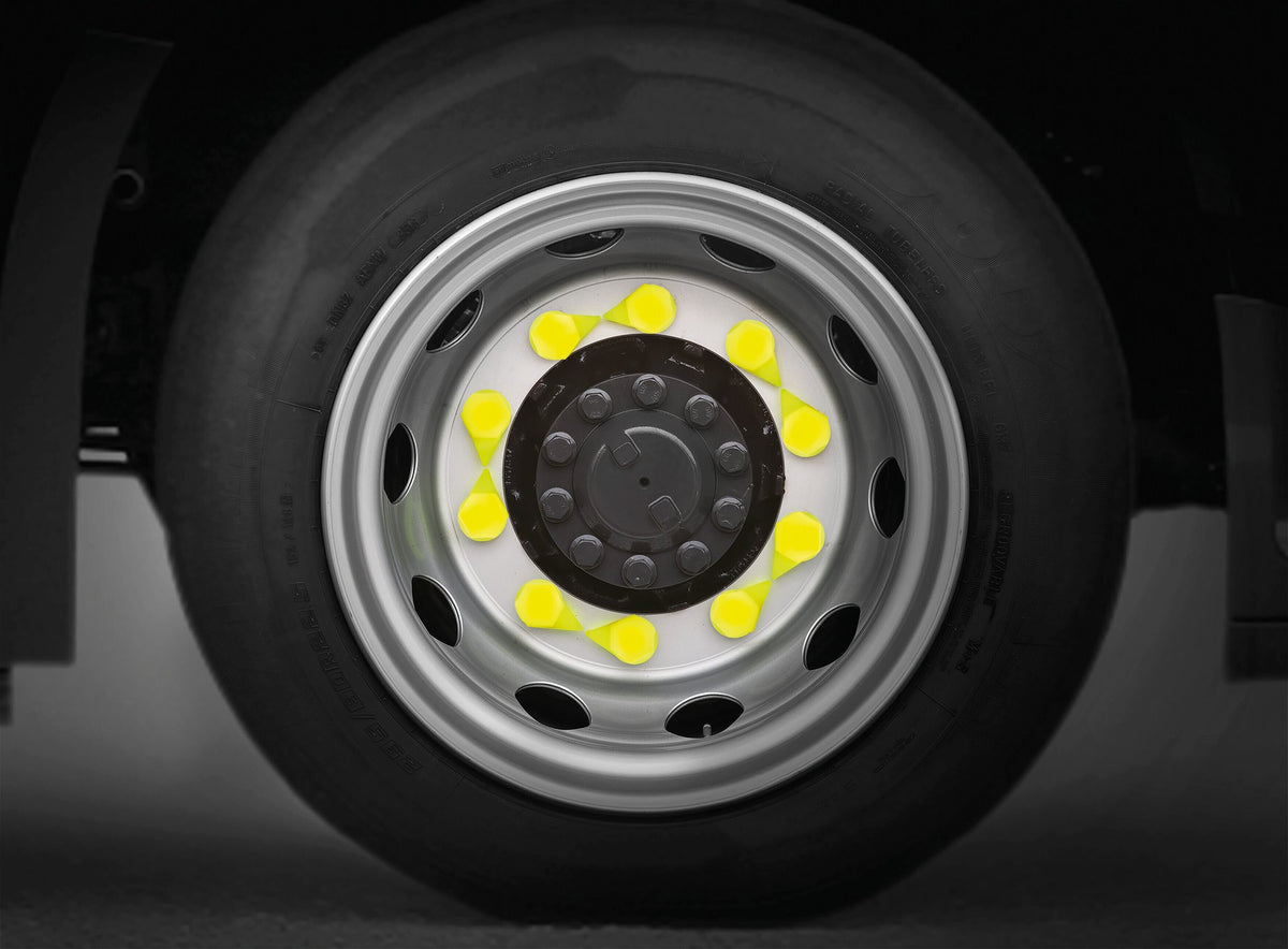 Lampa Indicatori di movimento per dadi ruote, set 20 pz - 33 mm 97621