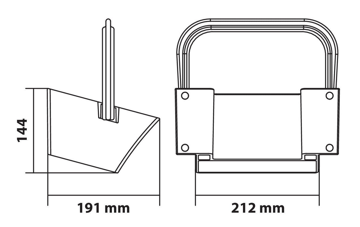 Lampa Porta calzatoia in plastica - E53 - Grande 97879