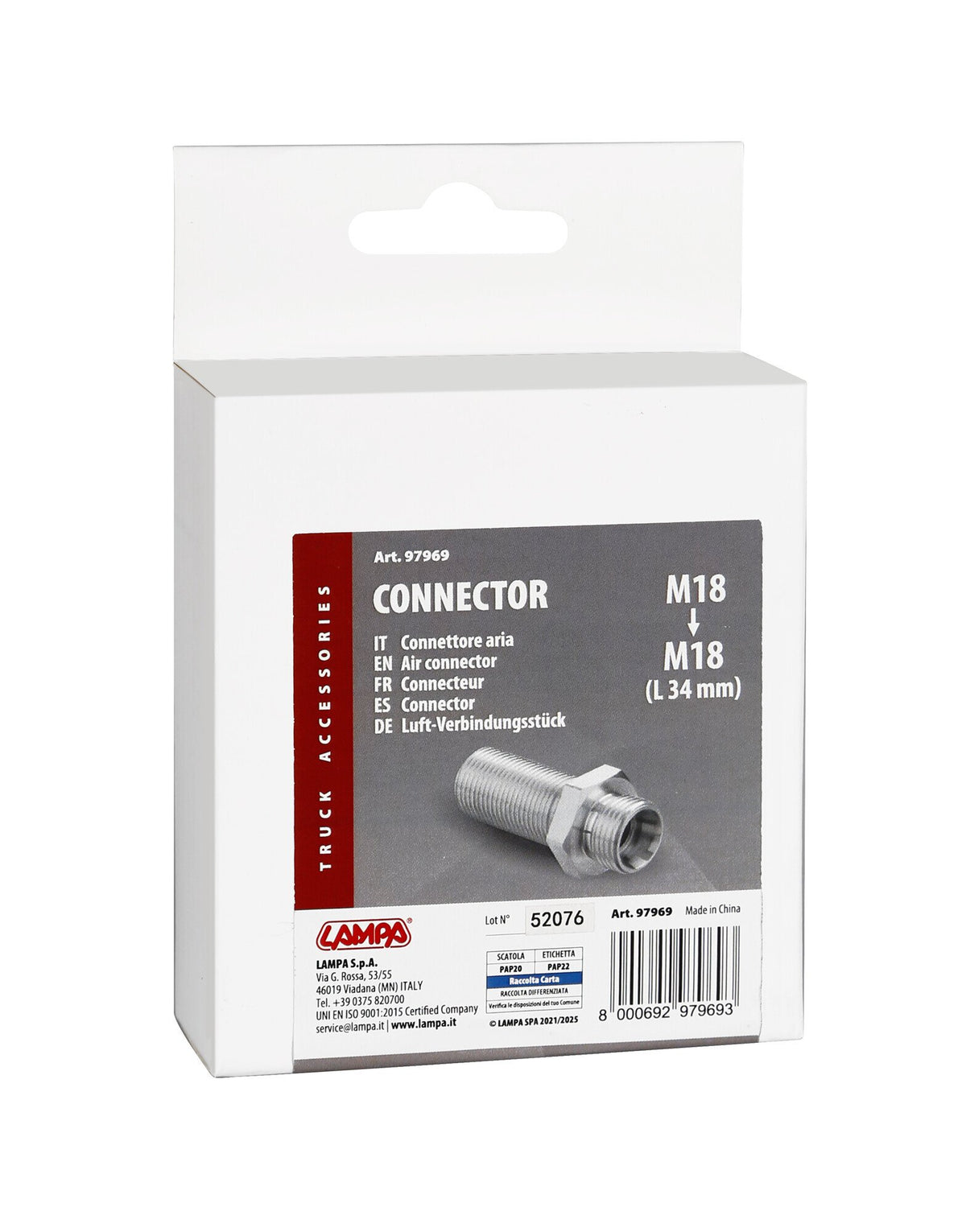 Lampa Connettore aria M18 M18 (L34) 97969