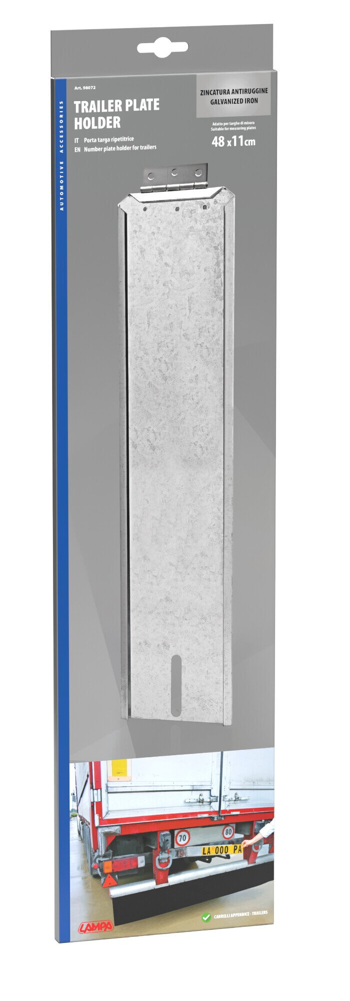 Lampa Porta targa ripetitrice per rimorchi 98072