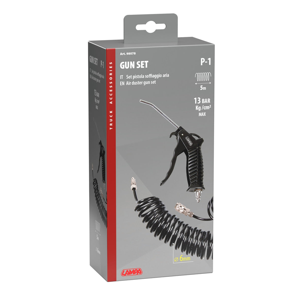 Lampa P-1, Set pistola aria 98078