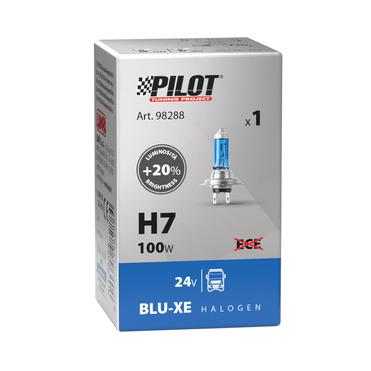 Lampa 24V Lampada alogena Blu-Xe - (H7) - 100W - PX26d - 1 pz - Scatola 98288