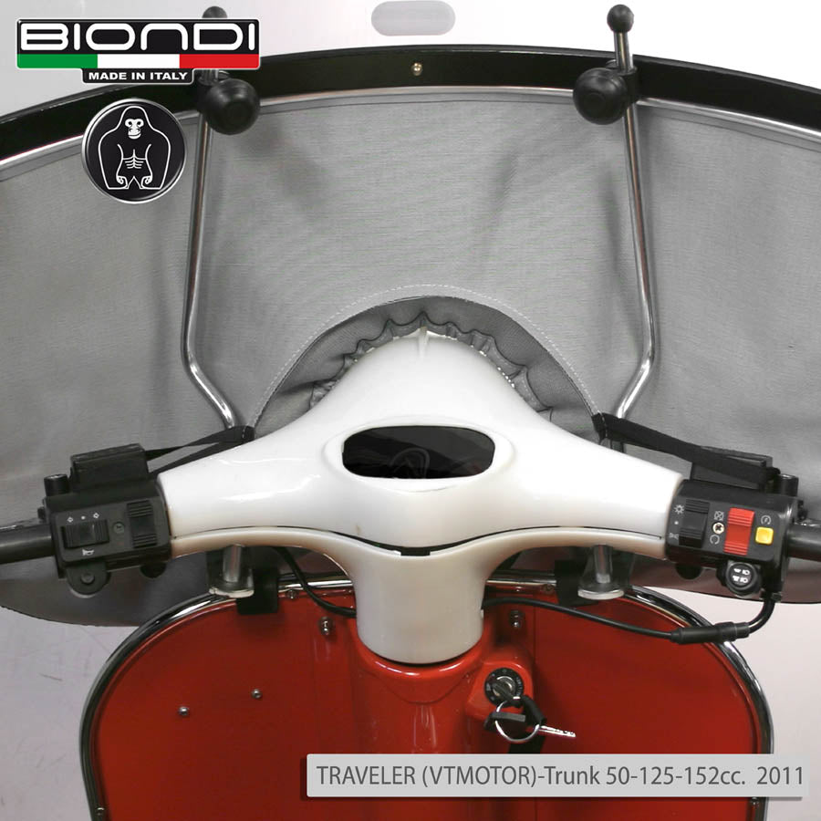 Biondi Kit Attacchi Parabrezza per NECO Abruzzi e VT Motor Trunk 50/125/152cc