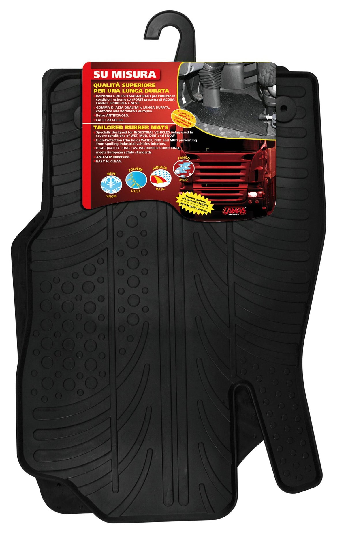 Set tappeti gomma Citroen Jumper 04/06> Fiat Ducato 07/06> Peugeot Boxer 04/06> 98400