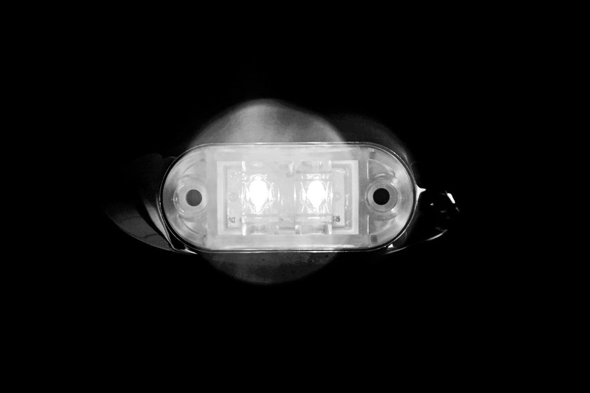 Lampa Luce ingombro a 2 Led, 24V - Bianco 8436 98436