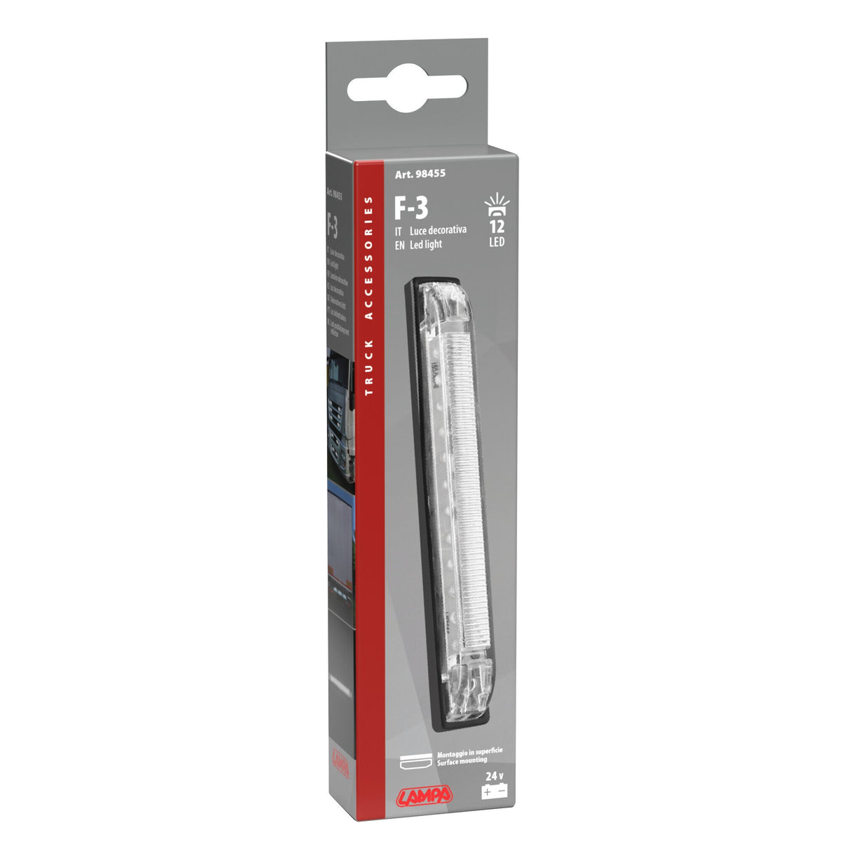 Lampa Luce Decorativa 12 LED 24V Bianco
