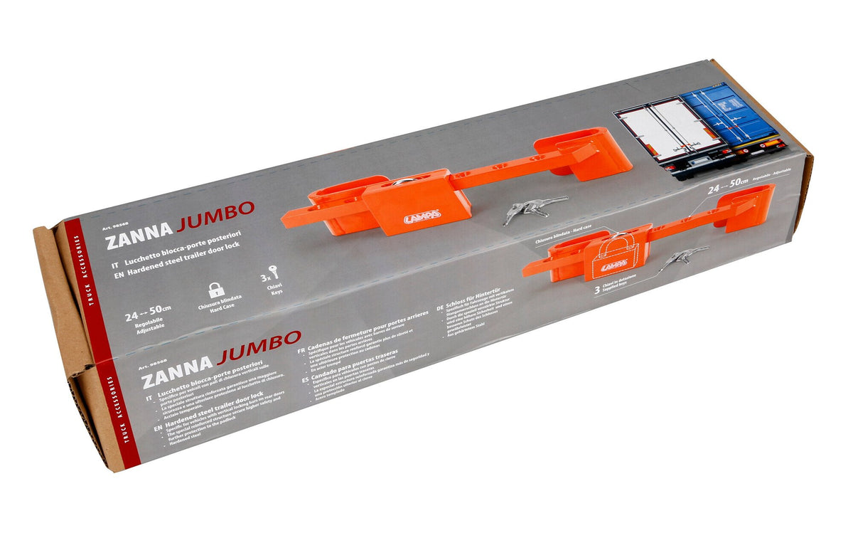 Lampa Zanna Jumbo, lucchetto blocca-porte posteriore in acciaio temprato 98568