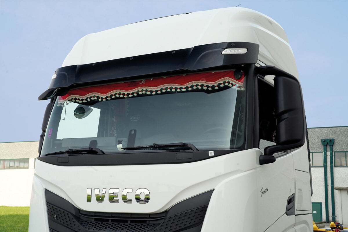 Lampa Sindy, fascia parasole in microfibra per camion - Rosso 98639