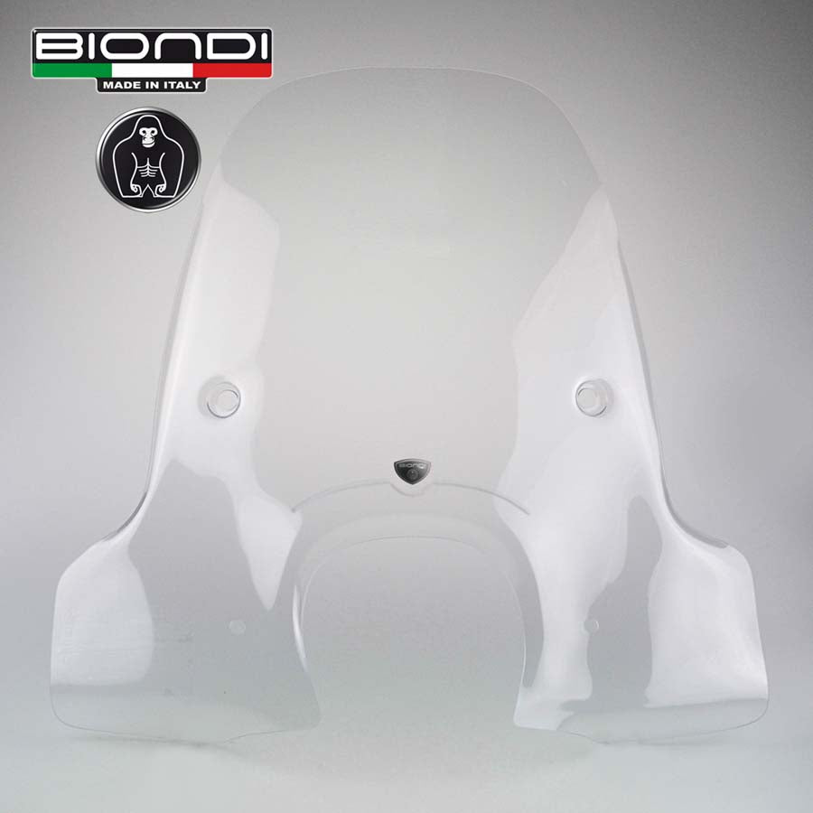 Biondi Parabrezza Z Trasparente Piaggio Medley 125/150 2016-2019 con Attacchi