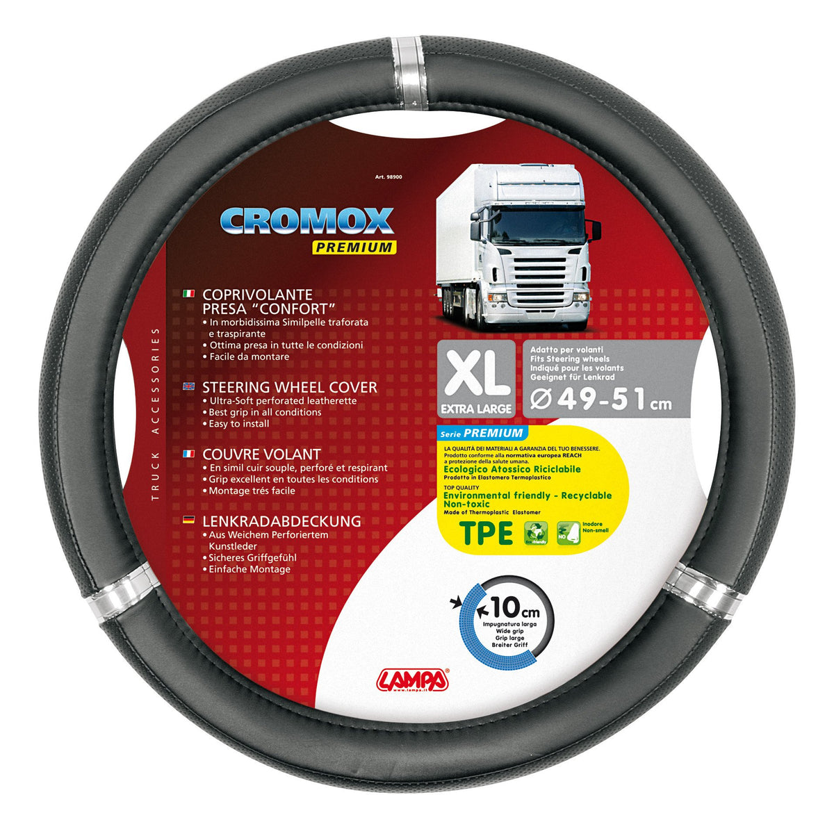 Lampa Cromox, coprivolante in Skeentex - XL - 49/51 cm 8900 98900