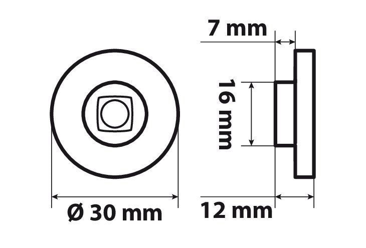 Lampa Coppia Luci Decorative a LED 24V Verde per Camion