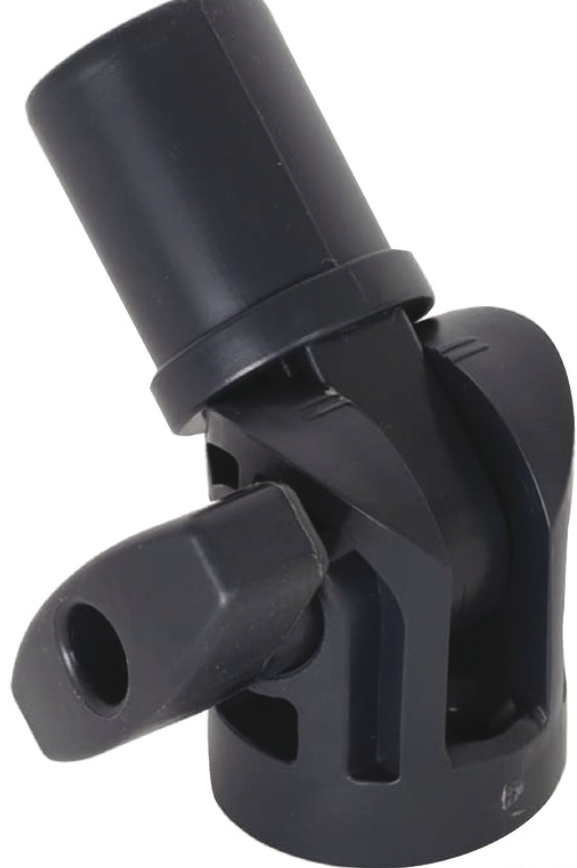 Base de montaje articulada universal Oceansouth para tubos de 32 mm