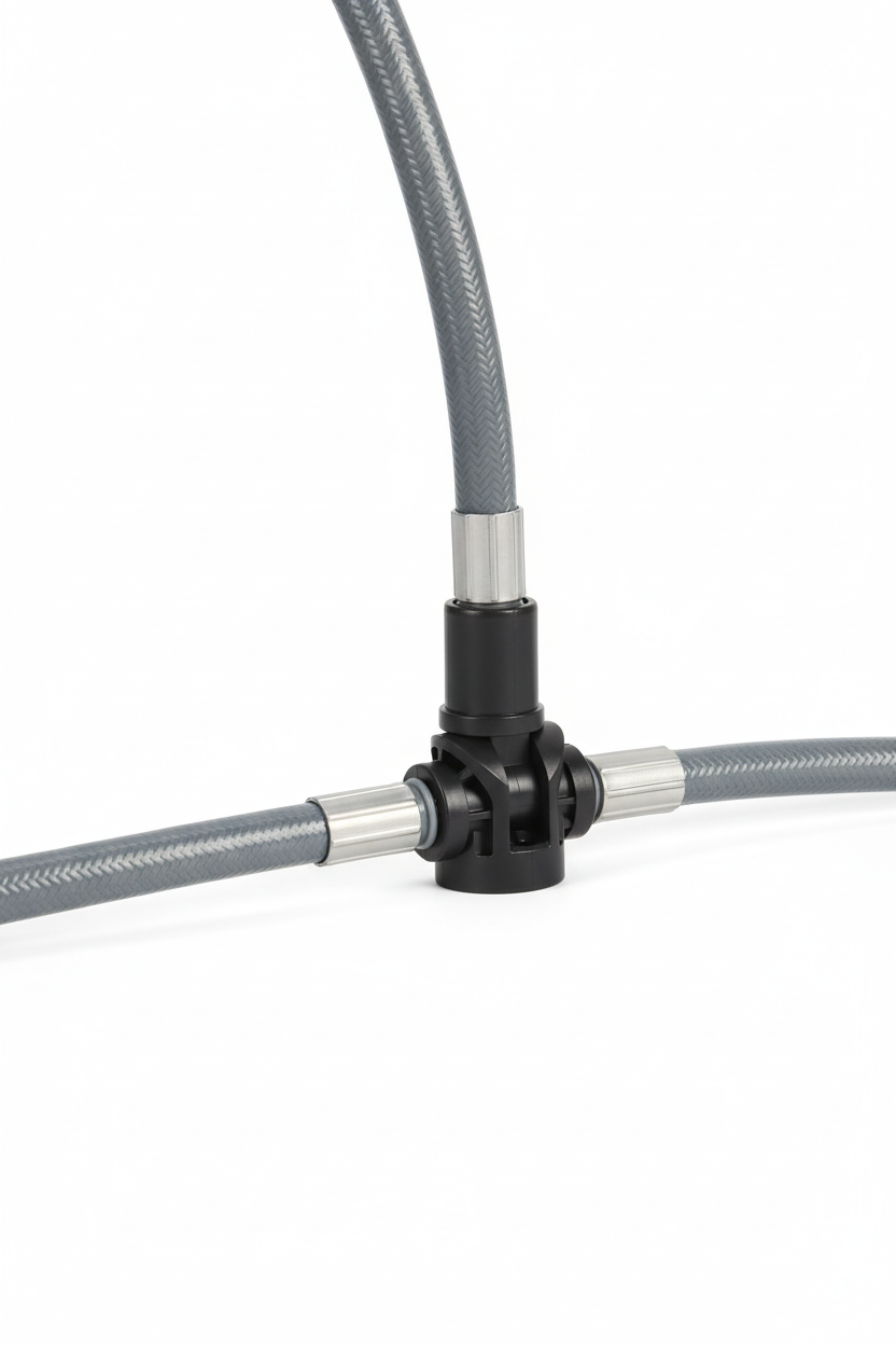 Base di Fissaggio Universale Snodata Oceansouth per Tubi 32mm