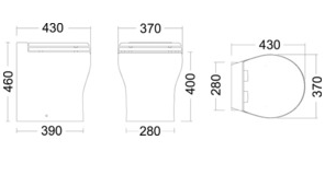 Inodoro marino Tecma Elegance 2G 12V Touch