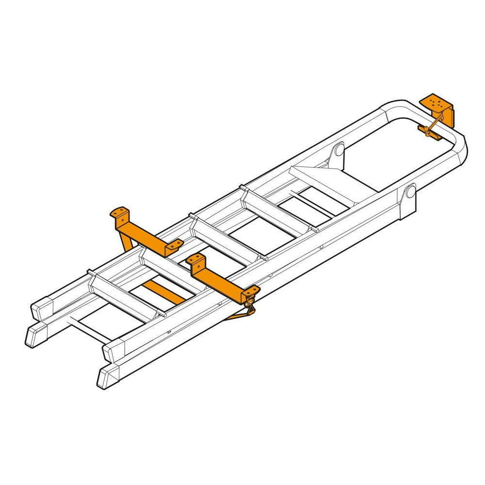 Soporte de escalera para furgonetas Nordrive, soporte interior para escalera de furgonetas N11071