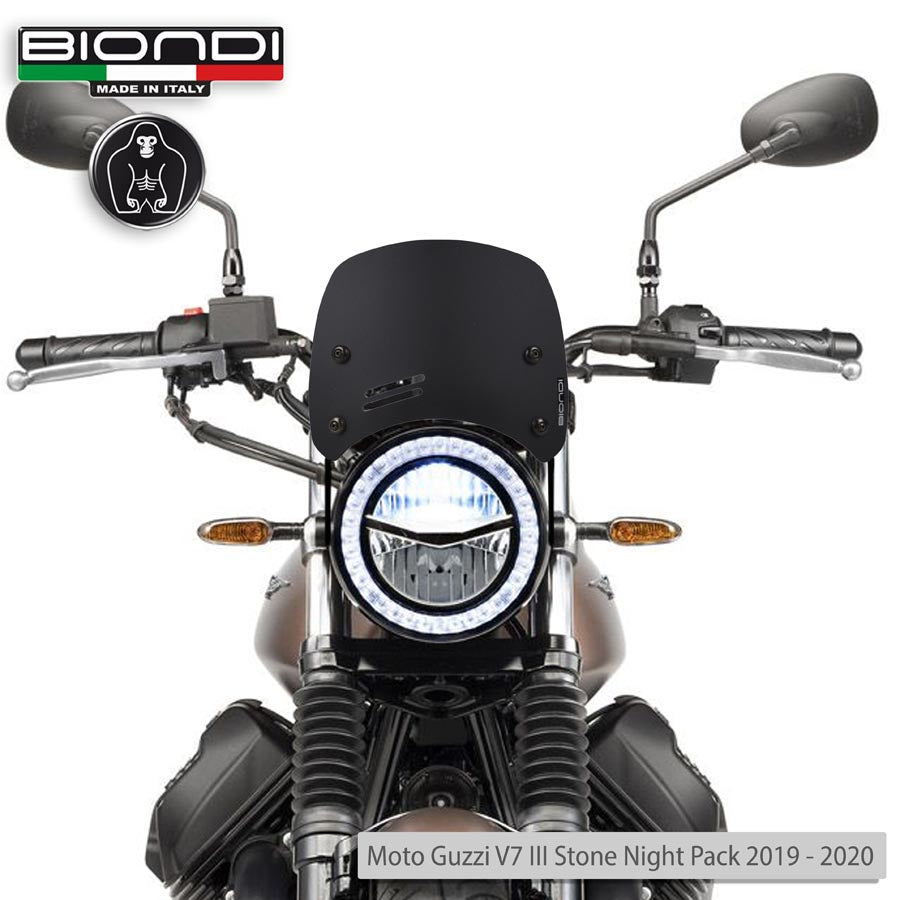 Biondi Cupolino Caffè Nero Satinato per Naked Retro - Kit Montaggio Incluso